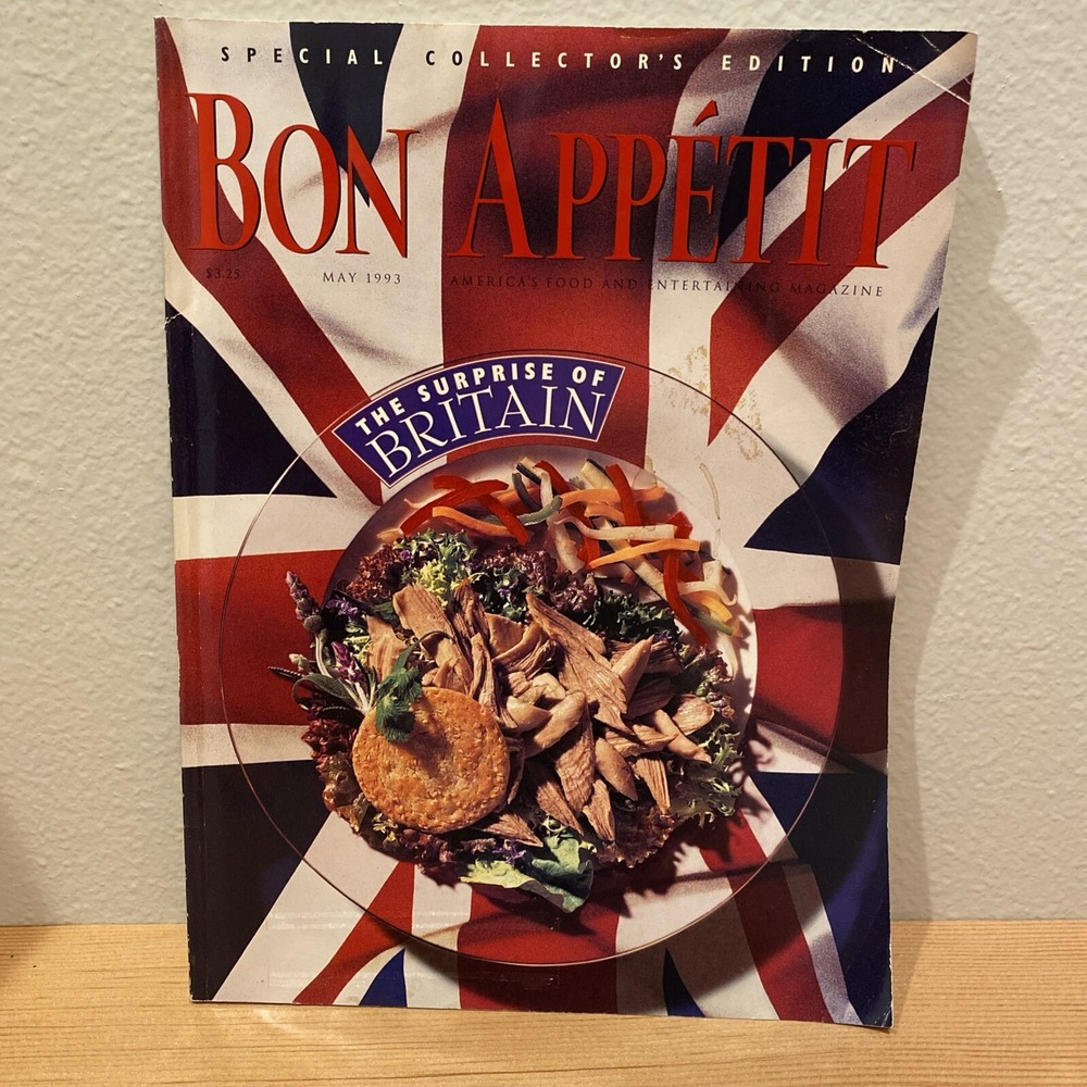 VINTAGE BON APPETIT Magazine May 1993 Britain Collector's Edition